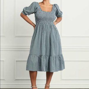 Hill House Louisa Dress Green Gingham